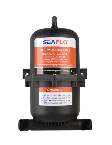 Vaso de Expansión SEAFLO Universal – Estabiliza la Presión y Protege tu Bomba