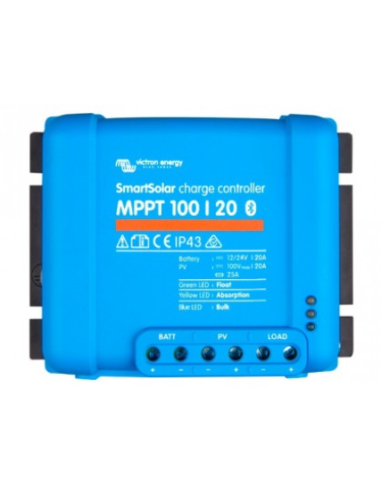 Regulador solar Victron SmartSolar MPPT100/20 BT