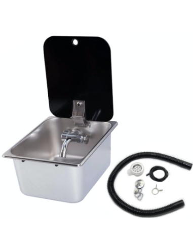 Fregadero tapa cristal 320X260