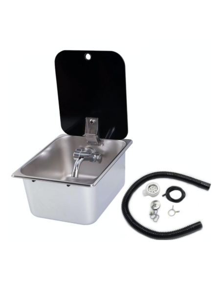 Fregadero tapa cristal 320X260