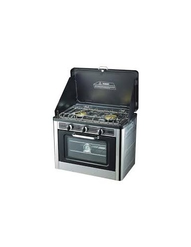 Horno cocina 2 fuegos combinado incasa