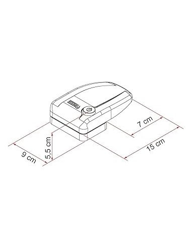 CIERRE FIAMMA SAFE DOOR (3UNIDADES) BLANCO