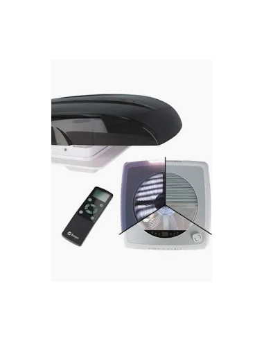Claraboya PLUS FAN con ventilador, luz y mando...