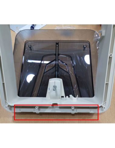 Claraboya 28x28 cristal