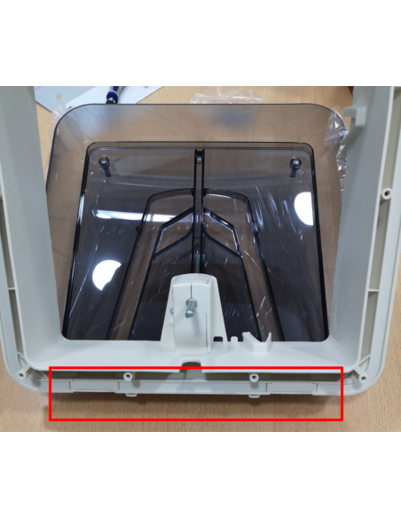 Claraboya 28x28 cristal