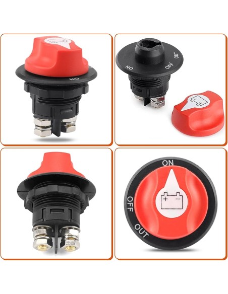 Desconectador de baterías mini 100A con mando extraíble