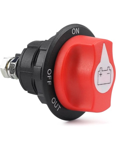 Desconectador de baterías mini 100A con mando...