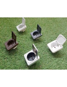 Toma de corriente 230V con tapa para interior – Varios... 2