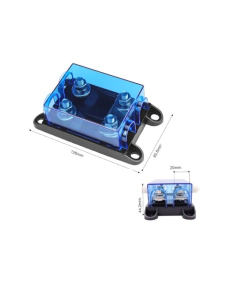 Portafusibles MEGA de 2 vías para instalaciones de alta potencia