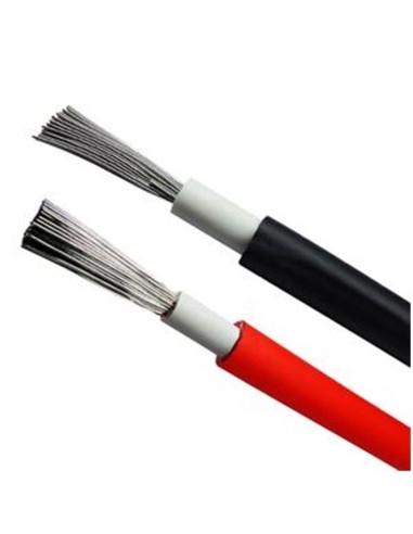 Cable solar fotovoltaico H1Z2Z2-K 6 mm² rojo o...