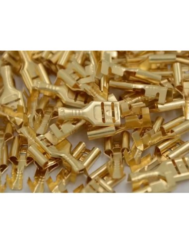 Terminales Conectores Faston pala 6,3 mm sin...