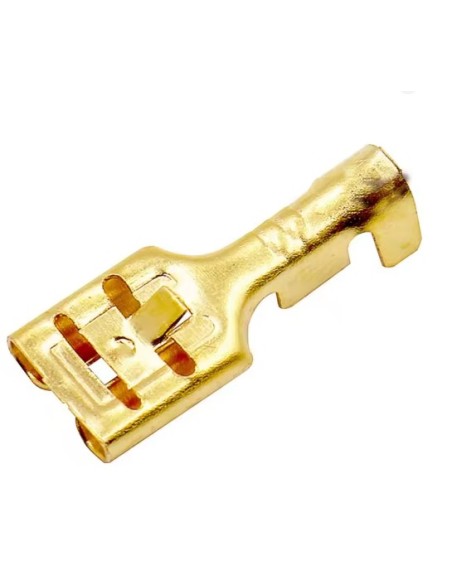 Terminales Conectores Faston pala 6,3 mm sin aislar – Pack 20 unidades