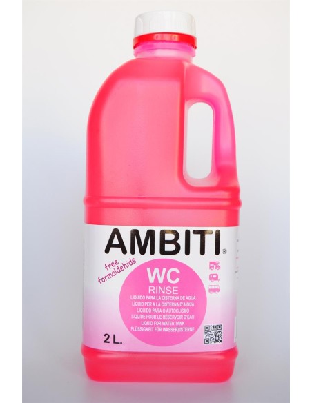 Líquido WC Ambiti Rinse 2L – Aditivo para Cisterna de WC Químico
