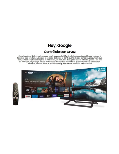 Televisor Infiniton 24” Google TV HD 12V – Ideal para Camper y Autocaravana