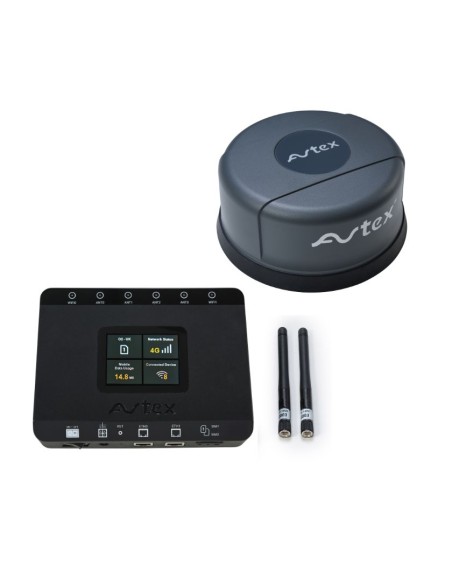 Antena Avtex AMR104X 4G/5G con Router LTE Cat 6 – MiMo Omnidireccional 12V/24V