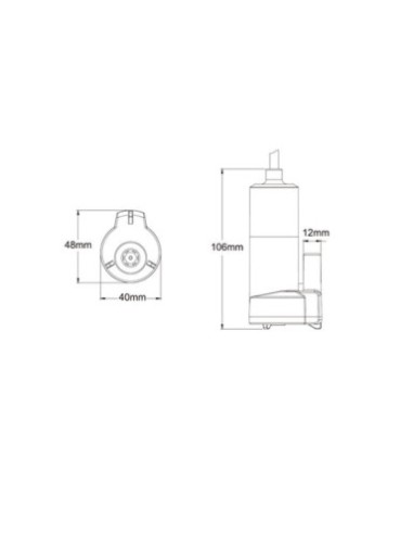 Bomba Sumergible SEAFLO 12V 16L/min