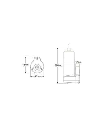 Bomba Sumergible SEAFLO 12V 16L/min