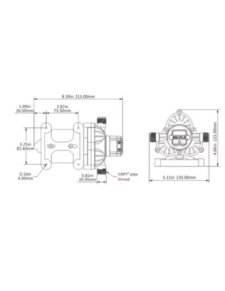 Bomba Presostato Aqua Press 11,3 L 12V – Alta Presión