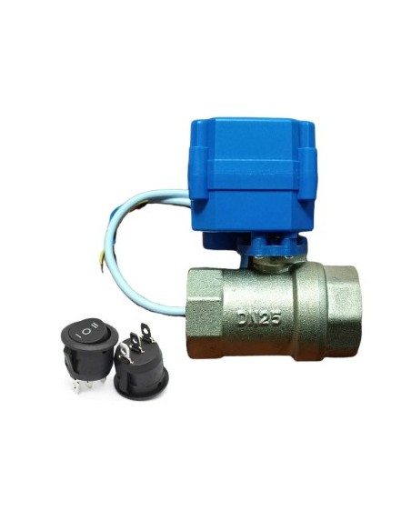 Válvula Eléctrica 1” para Aguas Grises – Apertura y Cierre Eléctrico